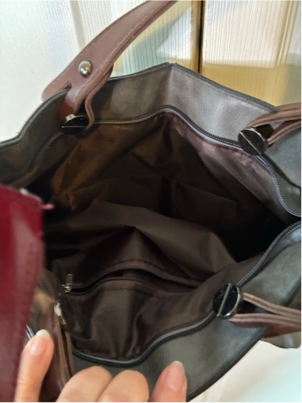 Women's Unbranded Brown Shoulder Bag One Size - Picture 4 of 4